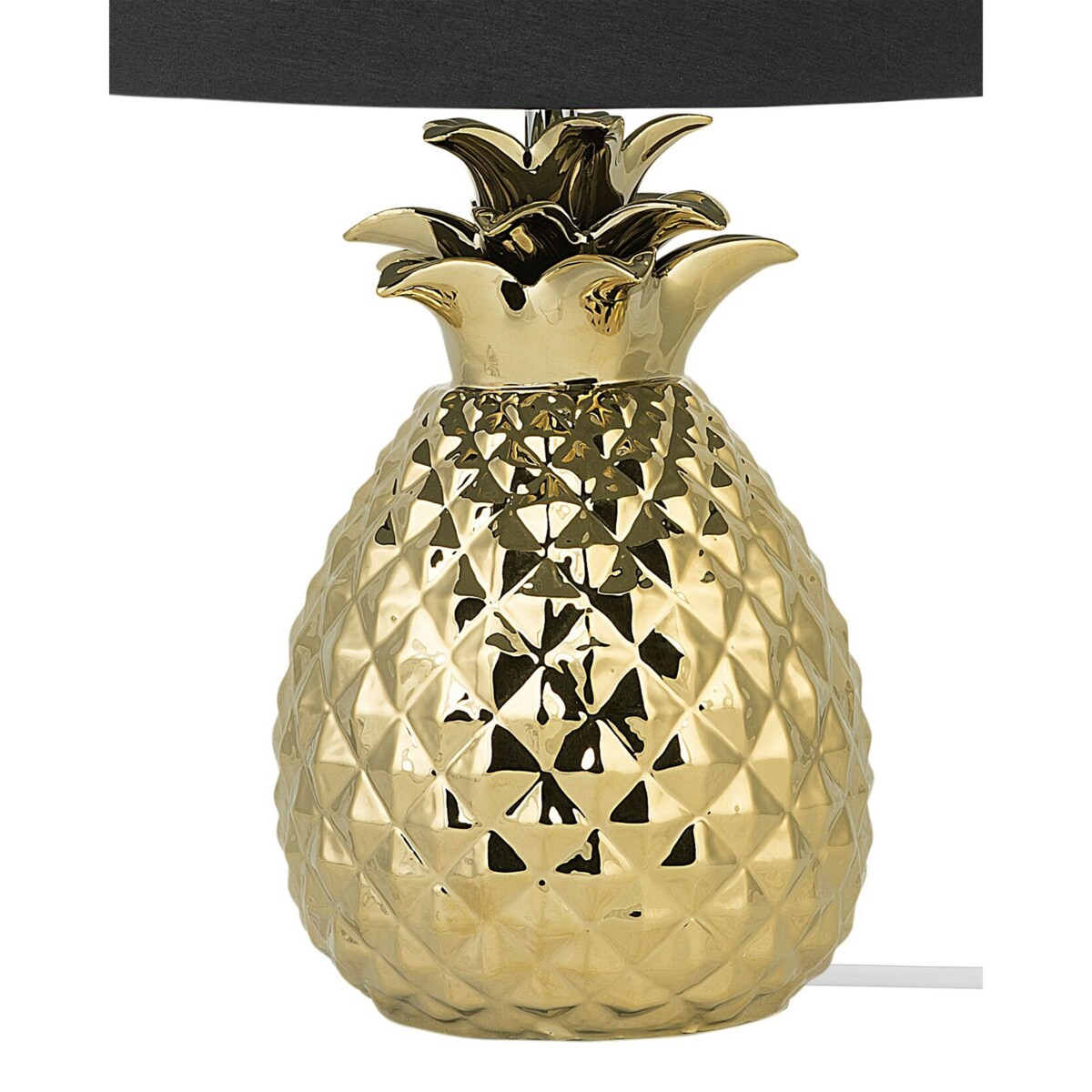 Lampa stołowa ceramiczna złota PINEAPPLE