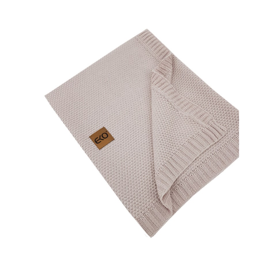 Kocyk bambusowy dla dziecka PUDROWY RÓŻ