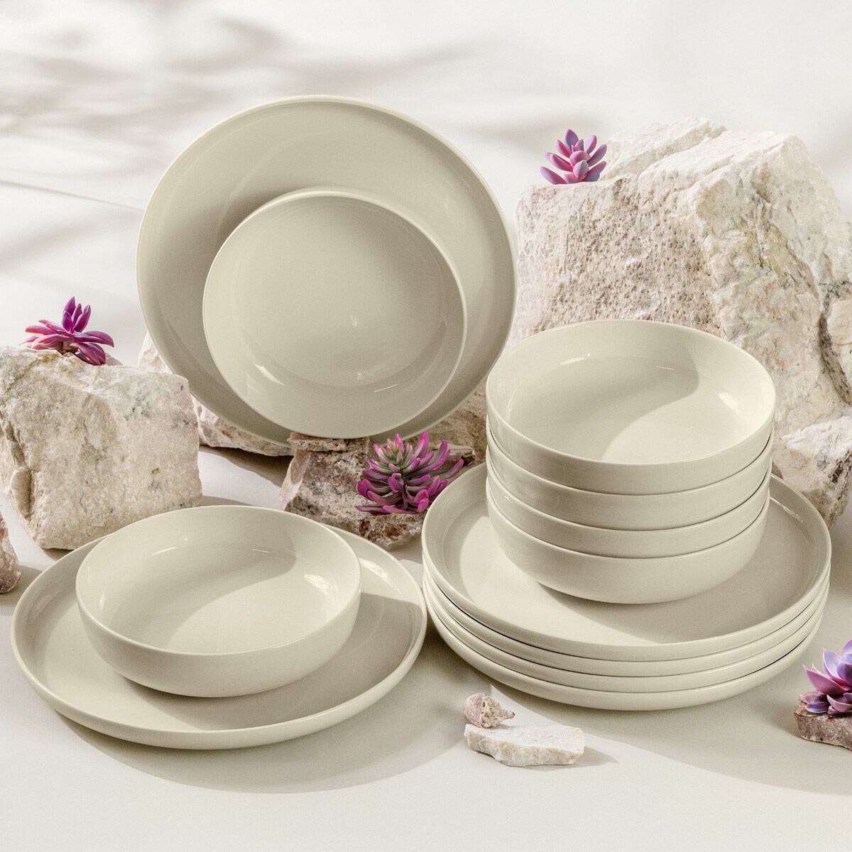 Konsimo VICTO Zestaw obiadowy 6os. (12 el.)