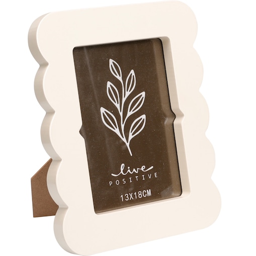 Ramka na zdjęcie z falowanym brzegiem BASE, 18,5 x 2,2 x 23,3 cm