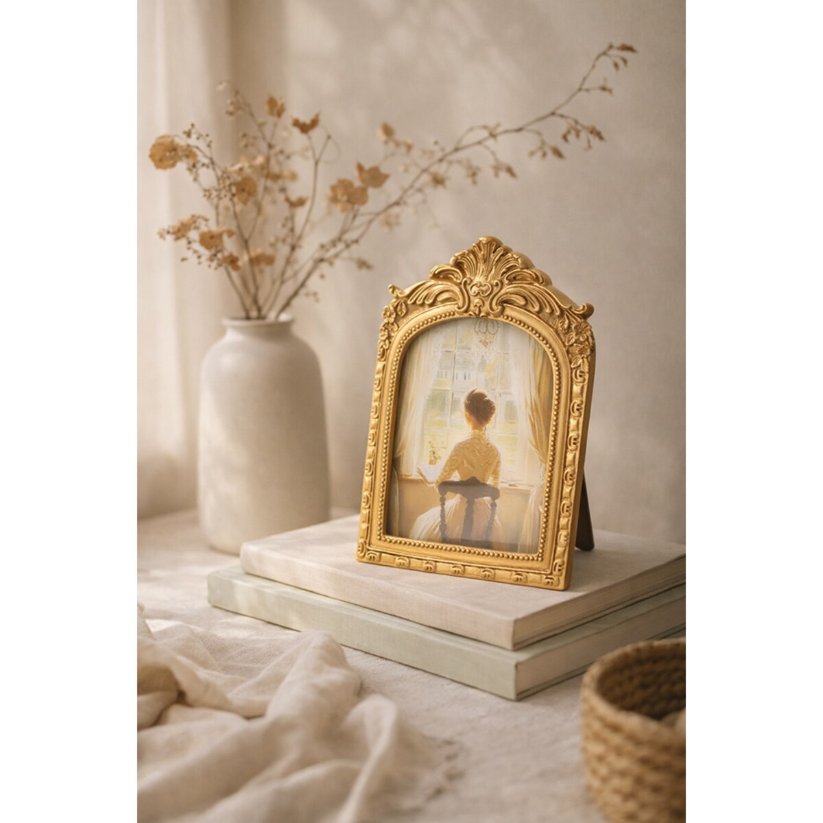 Ramka na zdjęcia SHP VINTAGE RENESANS 9x13 cm antyczne złoto