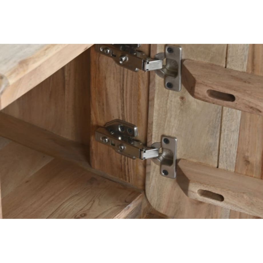 Komoda-szafka nocna z drewna akacjowego 50x40x40 cm ROBIN - III