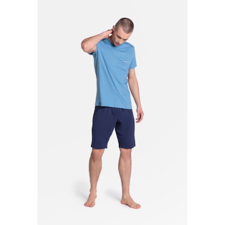 Piżama Duty 38881-95X Niebiesko-Granatowa Niebiesko-Granatowy, XXL