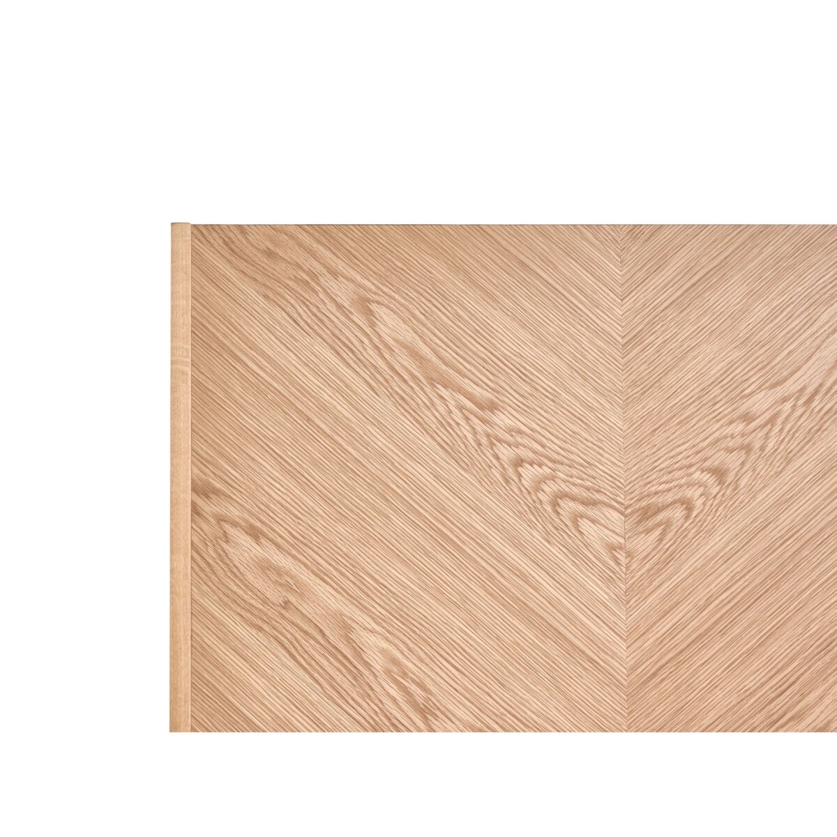 Łóżko Fornir WIZERNES 140 x 200 cm Jasnobrązowy