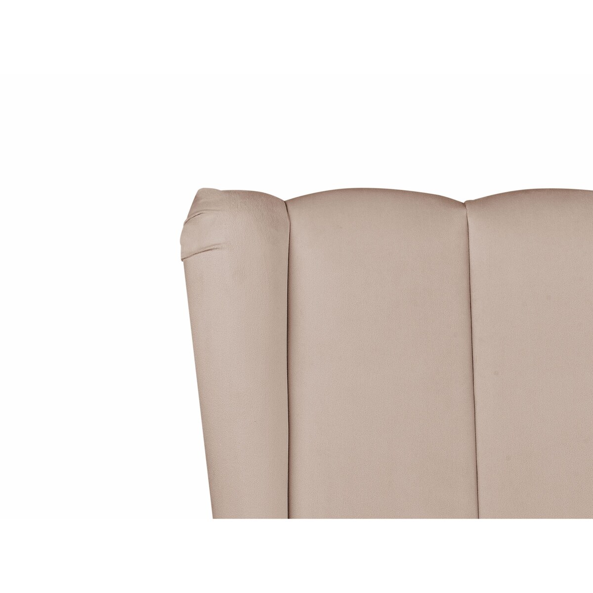 Łóżko welurowe 160 x 200 cm z portem USB beżowoszare MIRIBEL