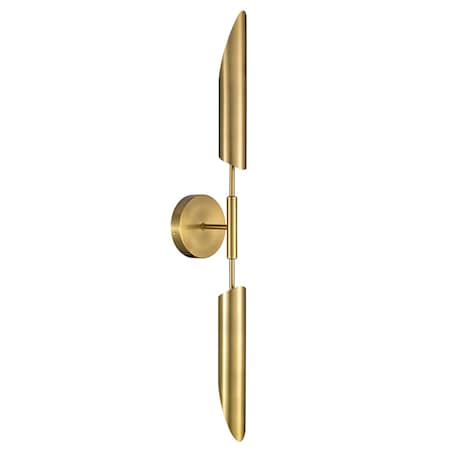 Kinkiet sypialniany MIKA ST-F085 Step Art Deco metal złoty szczotkowany