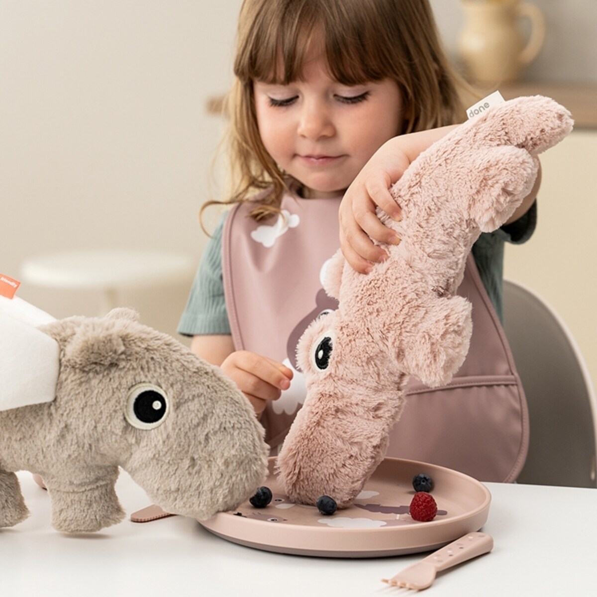 Done by Deer Talerzyk dla Dziecka Foodie Clouds Powder