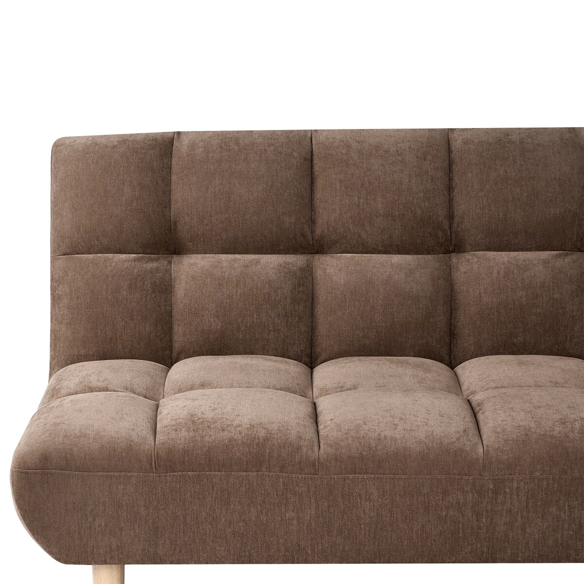 Sofa rozkładana dla 2 osób RISOR Szenil Brązowy
