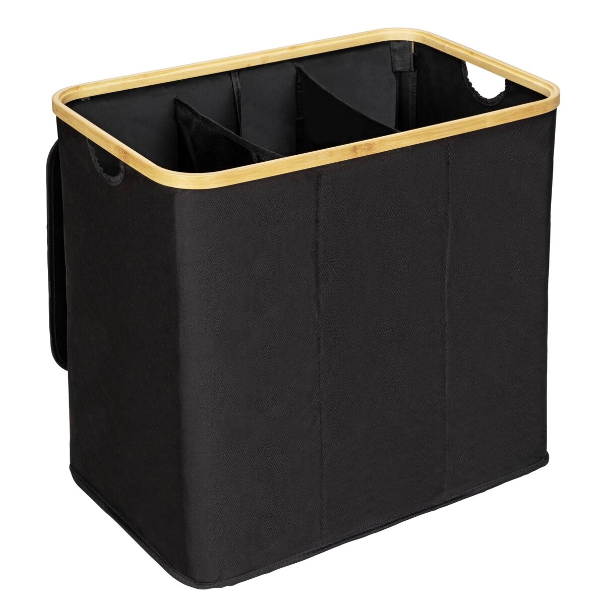 Kosz na pranie, bambus, 57 x 50 x 37, Trio Ecori, WENKO