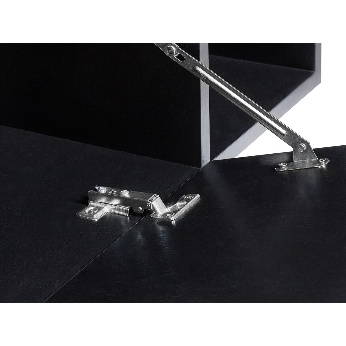 Wisząca szafka pod umywalkę RUPANCO 80 cm Czarny