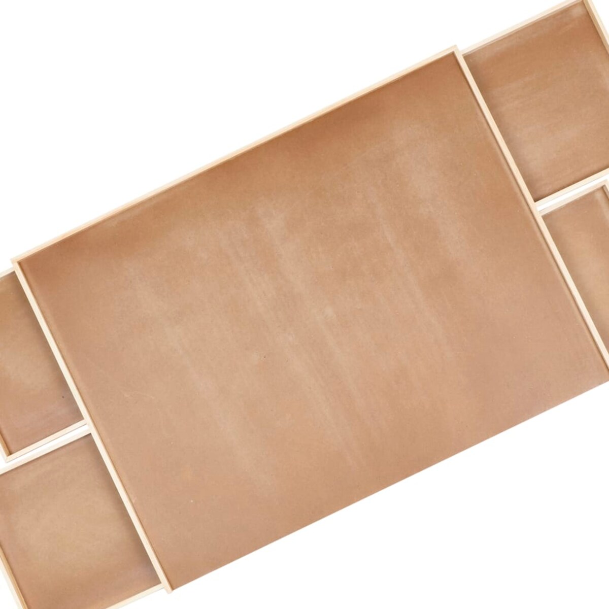 HI Blat do układania puzzli z 4 szufladami, 76x57x4,5 cm, drewniany