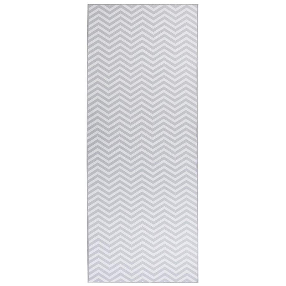 Dywan 80 x 200 cm biało-szary SAIKHEDA