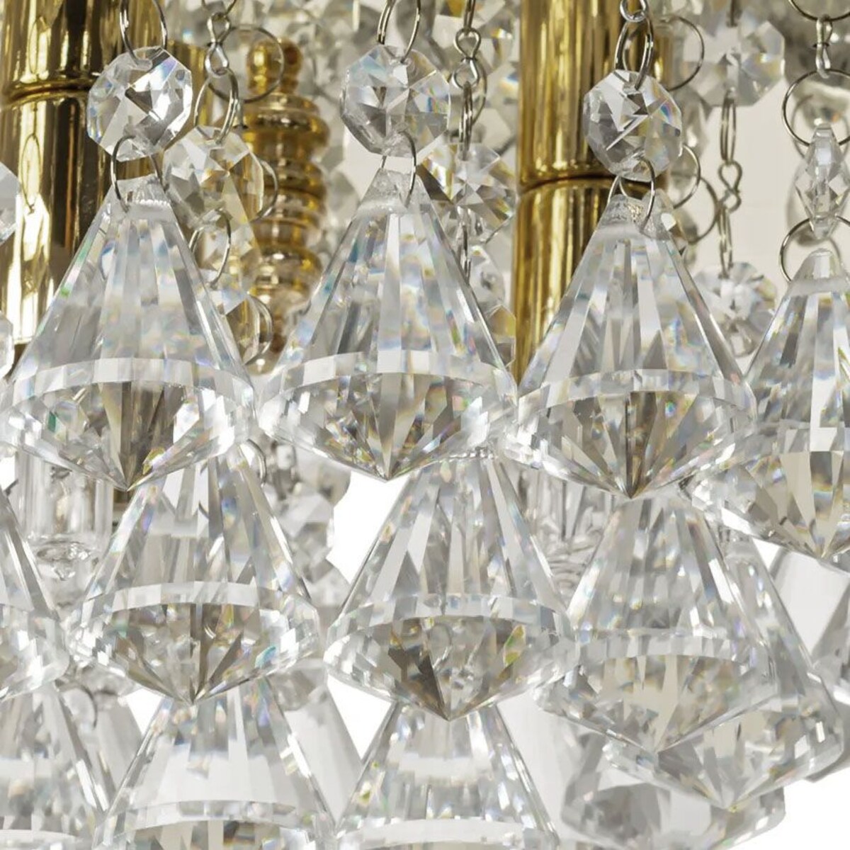 Lampa Sufitowa Wisząca App1655-3Cp Złoty, Metal