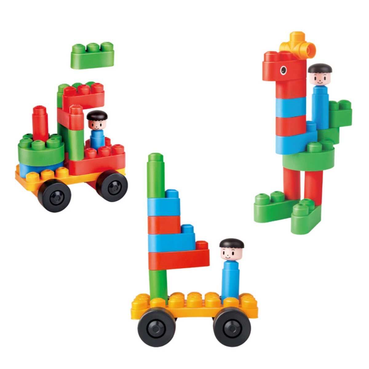 Miękkie Klocki Konstrukcyjne Kreatywny Zestaw Startowy 25 el. 18m+ PolyM