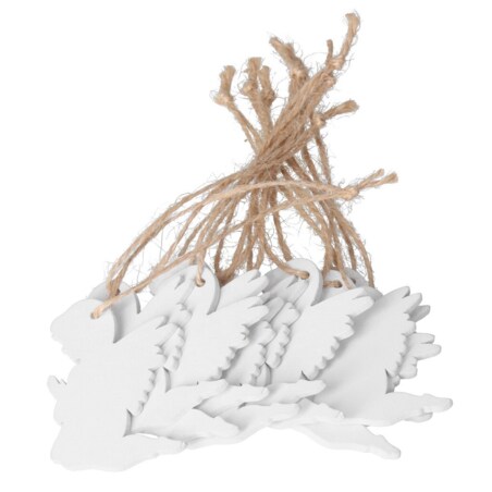 Bombki Na Choinkę Drewniane Ozdoba Stroik 10Szt Aniołki Anioł