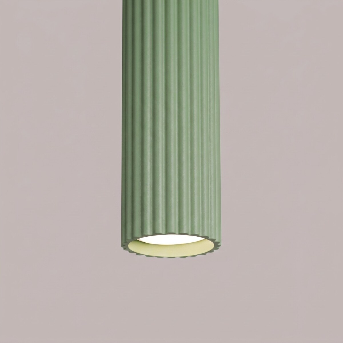 Lampa wisząca KARBON 1 szałwiowa