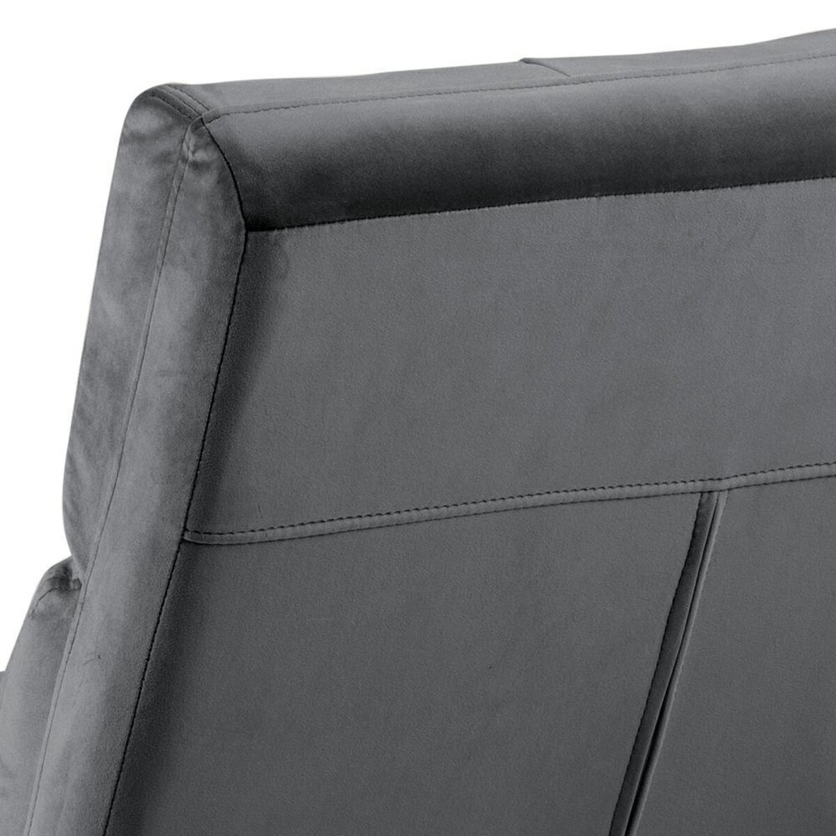 Fotel Alba VIC dark grey 28 pikowany