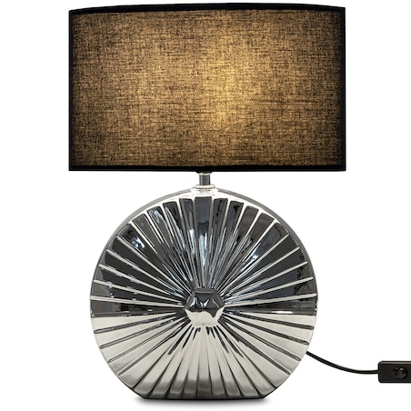 KONSIMO RITIM Lampa stołowa kolor srebrny