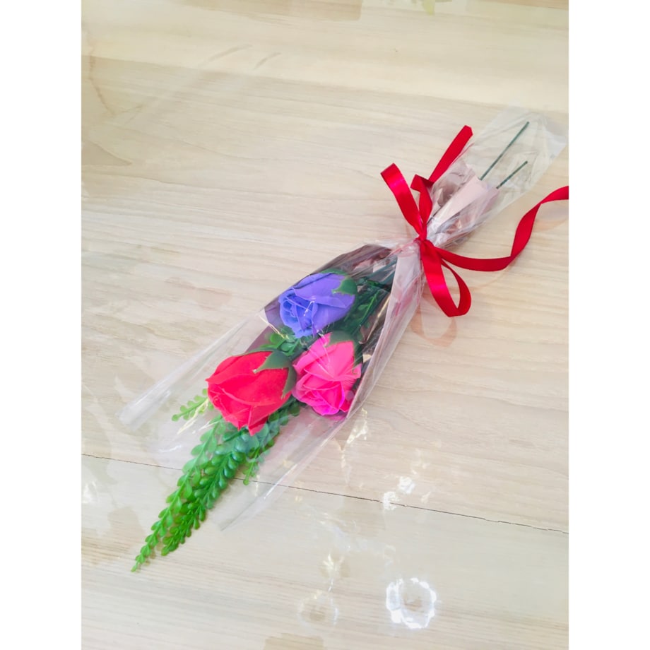 DZIEŃ KOBIET róża mydlana kwiaty na prezent bukiet upominek urodziny stroik