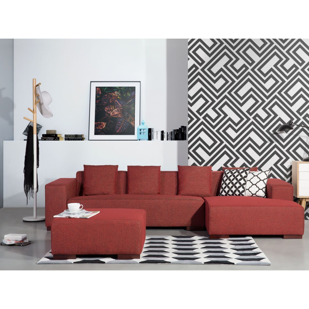 Wieszak stojący biały AUBUM