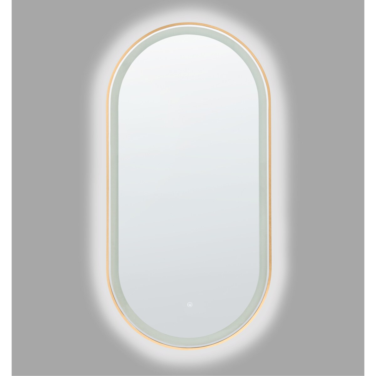 Lustro łazienkowe LED CHIDDES 60 cm 120 cm Srebrny