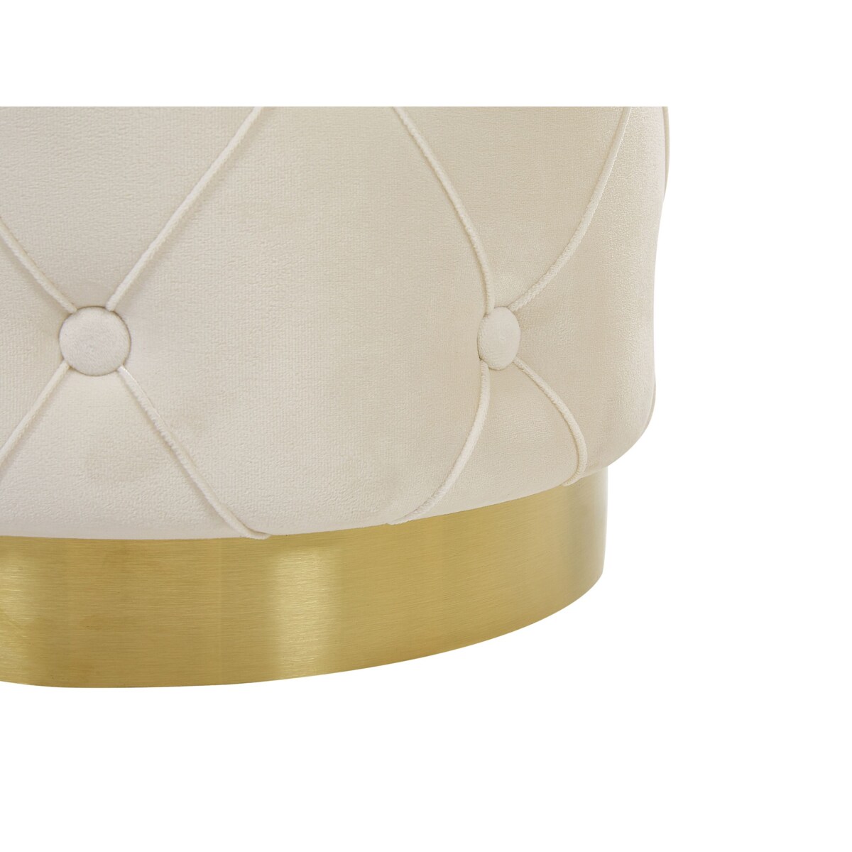 Zestaw 2 pufów ze schowkiem biały PUEBLO