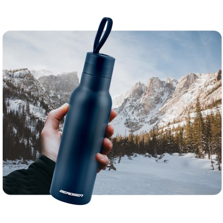 Termos próżniowy turystyczny butelka bidon uchwyt 500ml