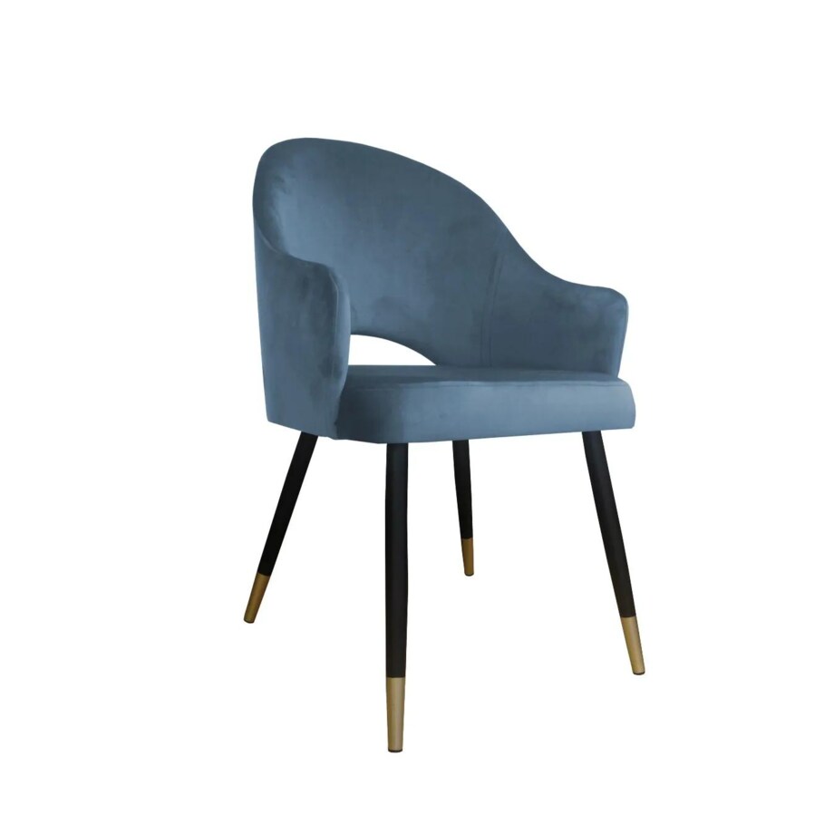 Krzesło JENISEJ BL VELVET GOLD szare