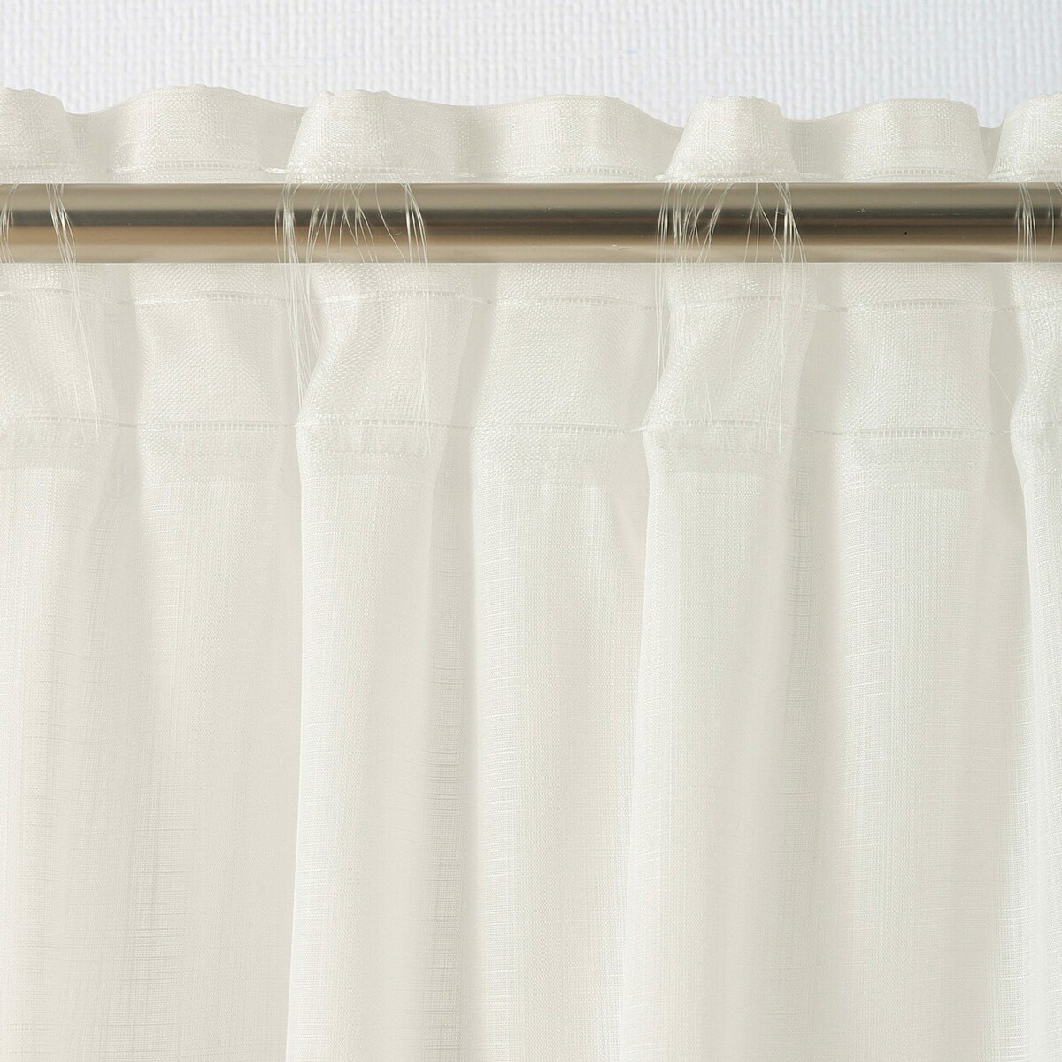 Zasłona na taśmie marszczącej półprzezroczysta ecru 140 x 280 cm 1 szt. 140x280 ecru