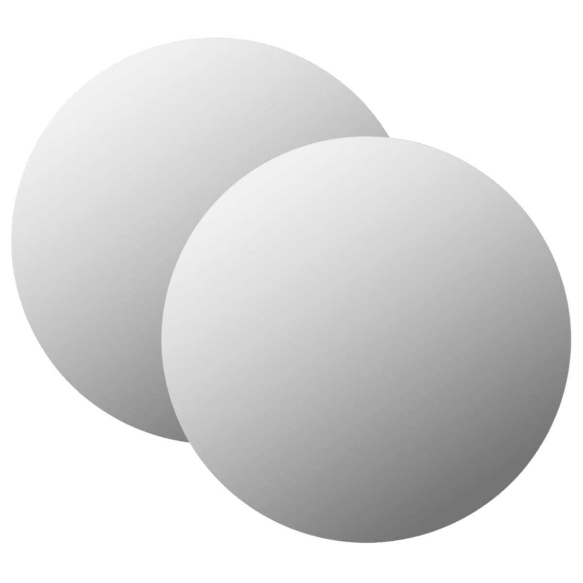 vidaXL Lustra ścienne, 2 szt., 50 cm, okrągłe, szklane