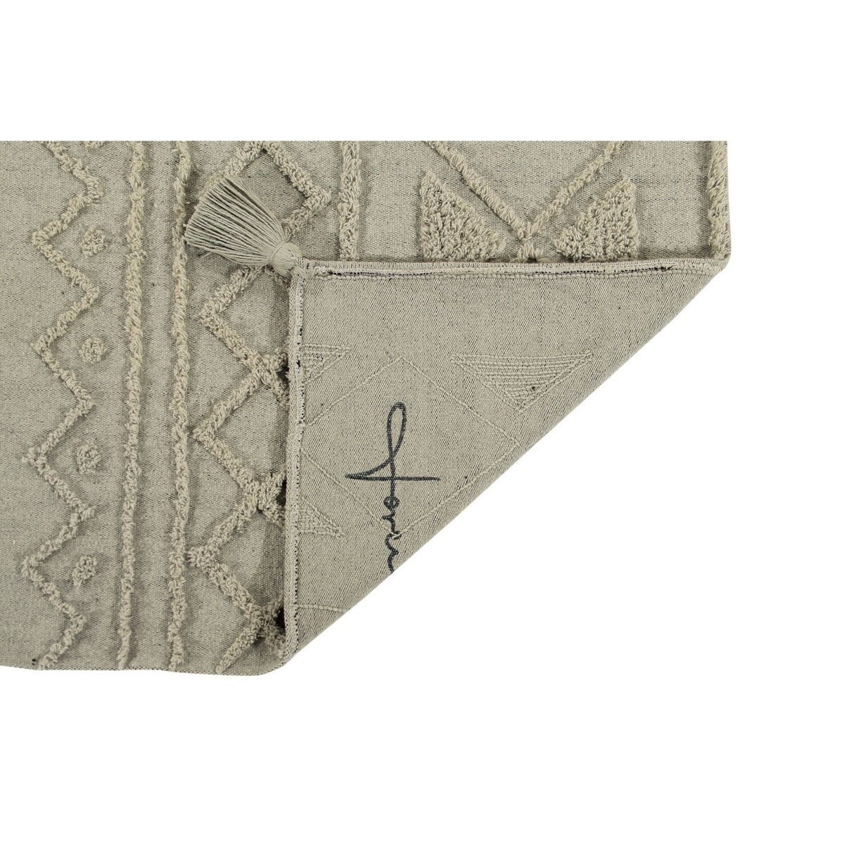 Dywan bawełniany Tribu Olive 170x240 cm Lorena Canals