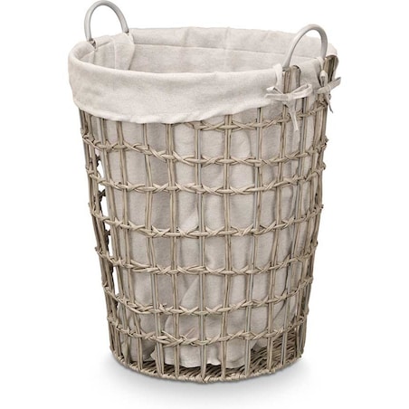 Kosz na pranie 59x46x43 cm CORNIX szary