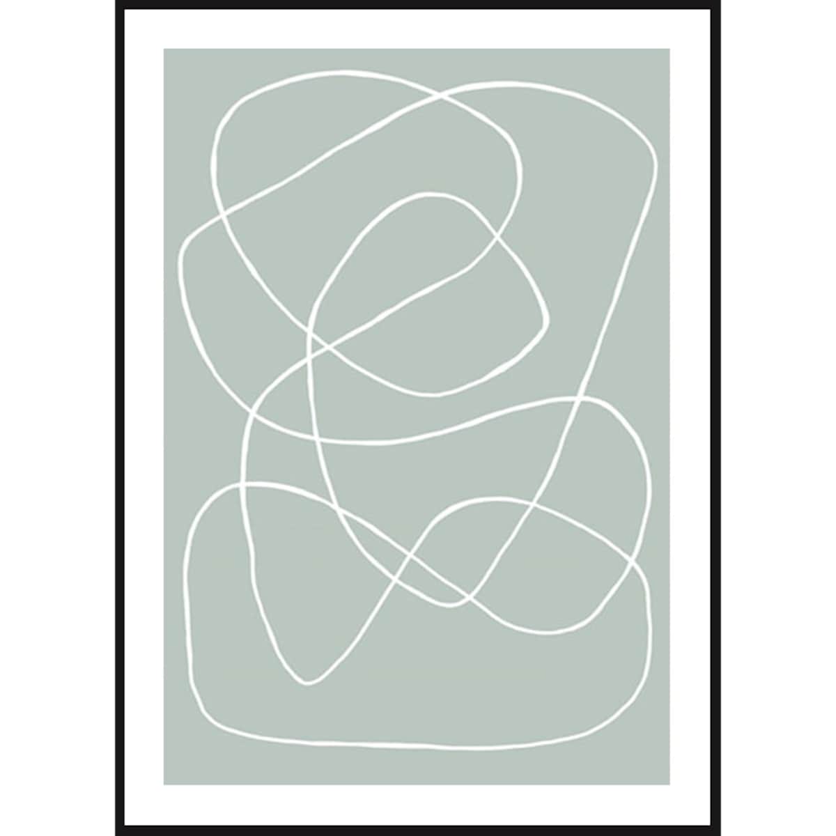 Poster Story, Plakat, Obraz - Biała Linia, wymiary 70 x 100 cm