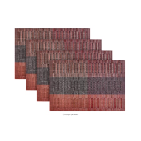 Konsimo TALIS Zestaw podkładek 4szt., fioletowy/różowy