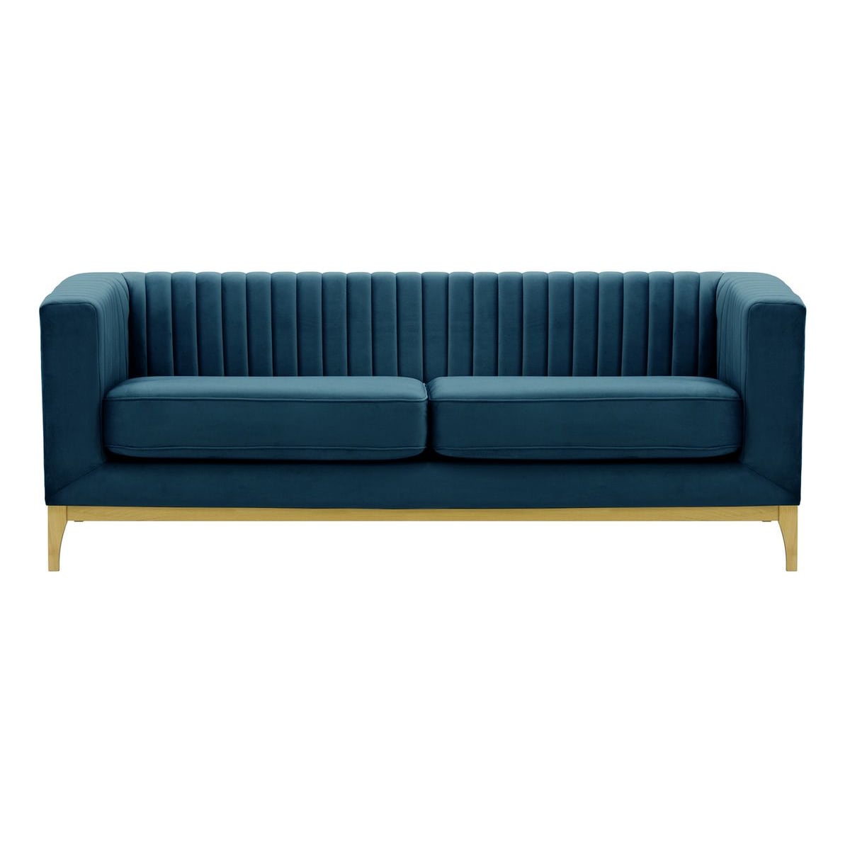 Sofa trzyosobowa Slender Wood-Velluto 11-like oak