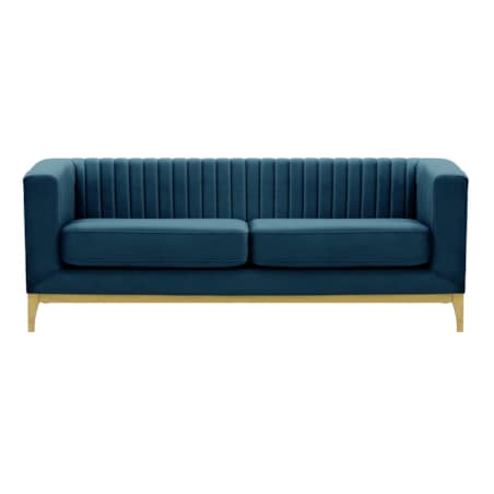 Sofa trzyosobowa Slender Wood-Velluto 11-like oak