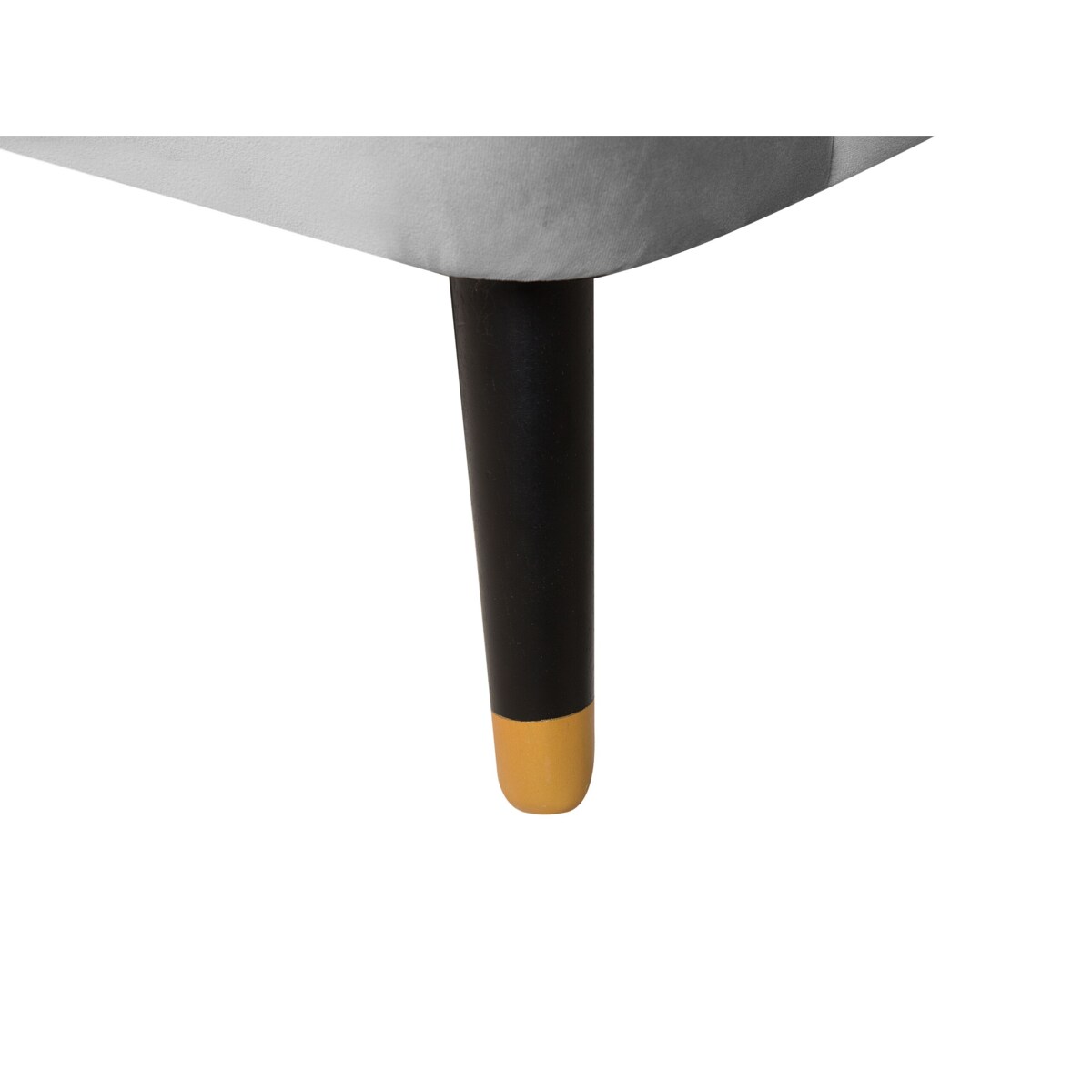 Sofa 3-osobowa welurowa szara ALSVAG