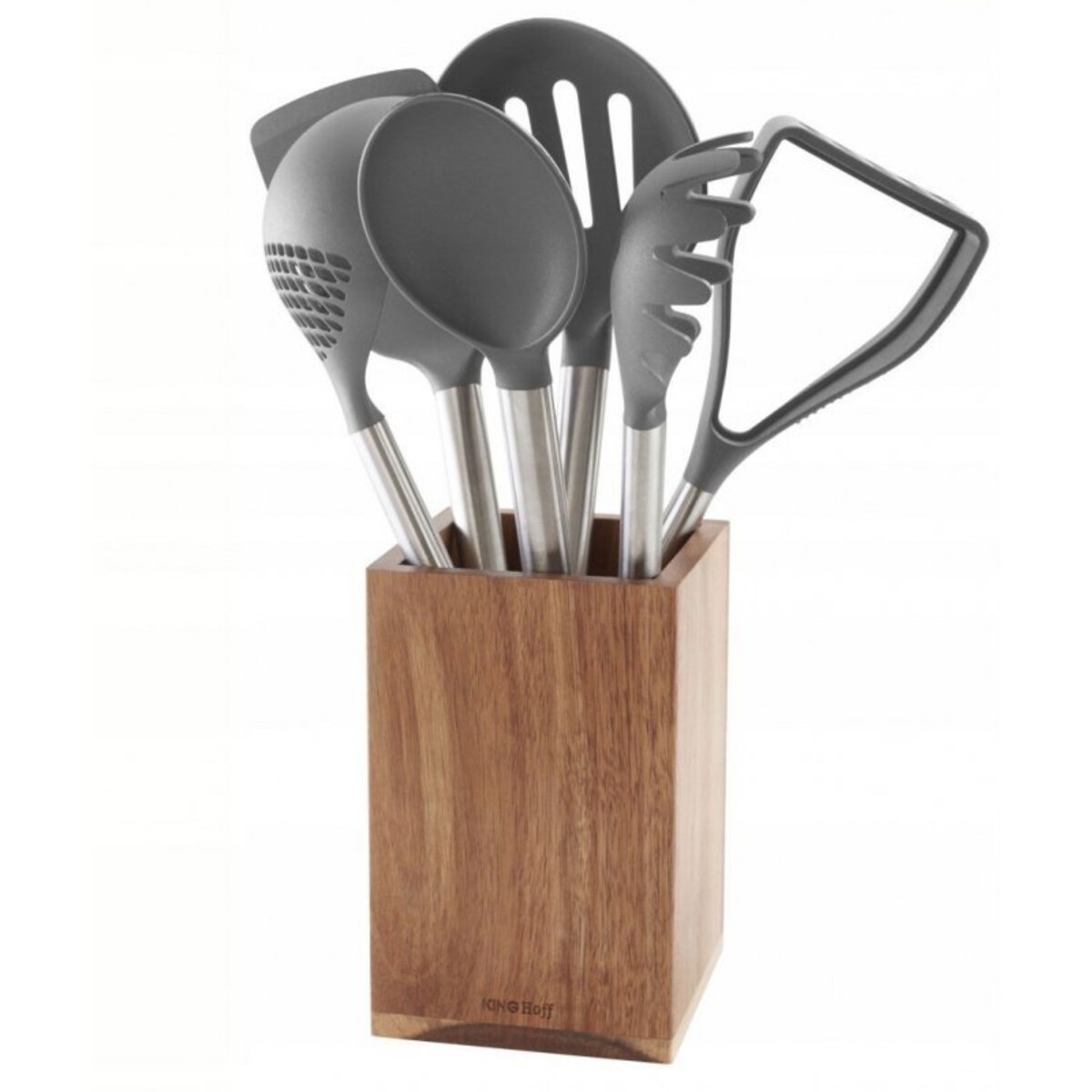 6 Elementowy Zestaw Akacjowych Przyborów Kuchennych Kinghoff