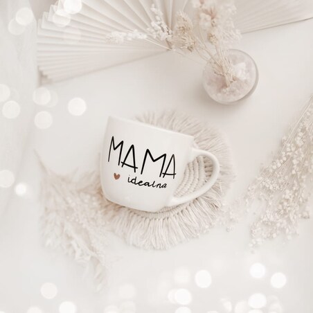 Kubek 300 ml - Mama idealna ZŁOTE SERCE