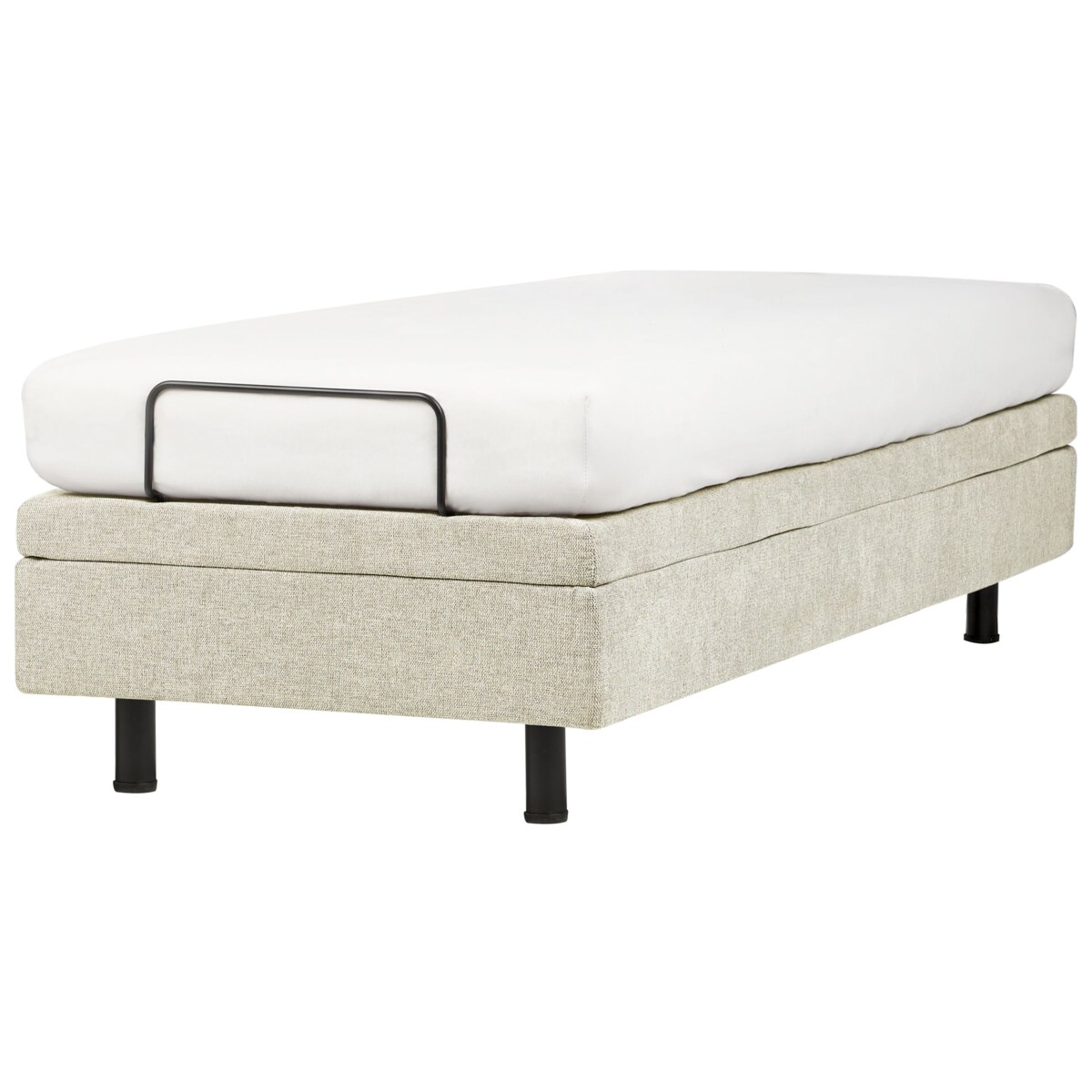 Łóżko regulowane bez zagłówka DUKE II 80 x 200 cm Beżowy