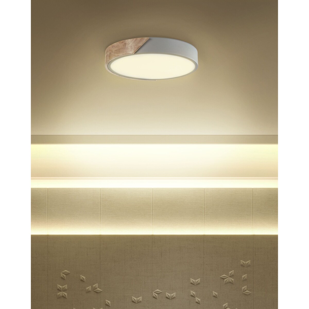 Lampa sufitowa LED PATTANI Metal Szary