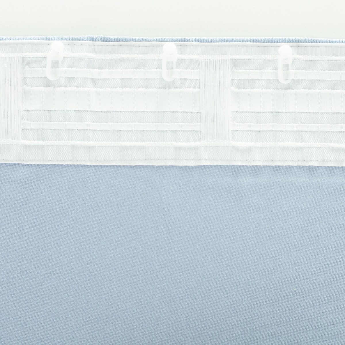 Zasłona BASIC na taśmie marszczącej 140x260cm błękitny szenil 1 szt. 140x260