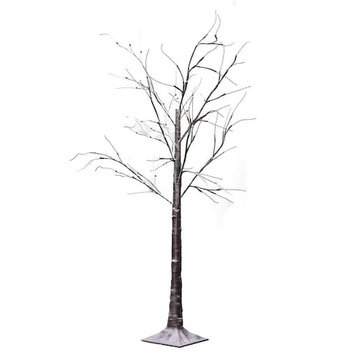 Ozdobna lampa podłogowa Christmas ABR-LSCH-64 Abruzzo IP44 drzewo brązowa