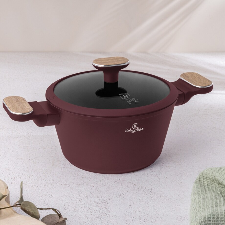 Garnek z pokrywką 20cm BerlingerHaus Leonardo Nordic BH-8300