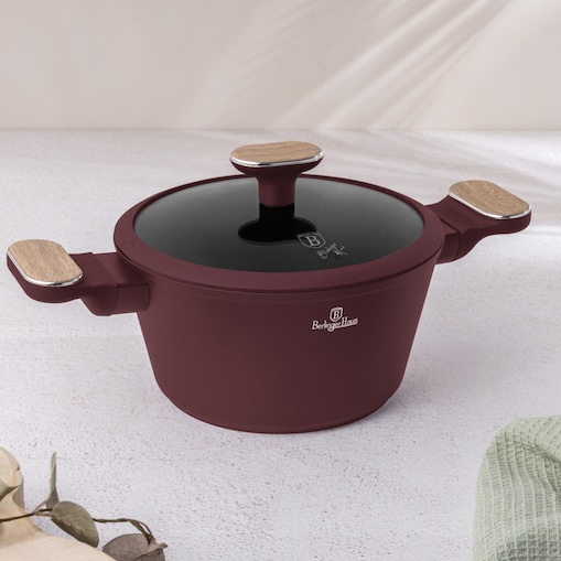 Garnek z pokrywką 20cm BerlingerHaus Leonardo Nordic BH-8300