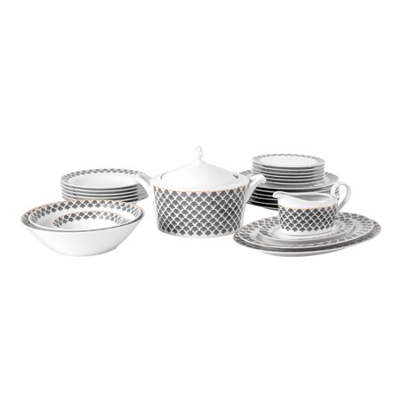 Serwis obiadowy dla 12 osób 44 el. Jenny Gatsby G655