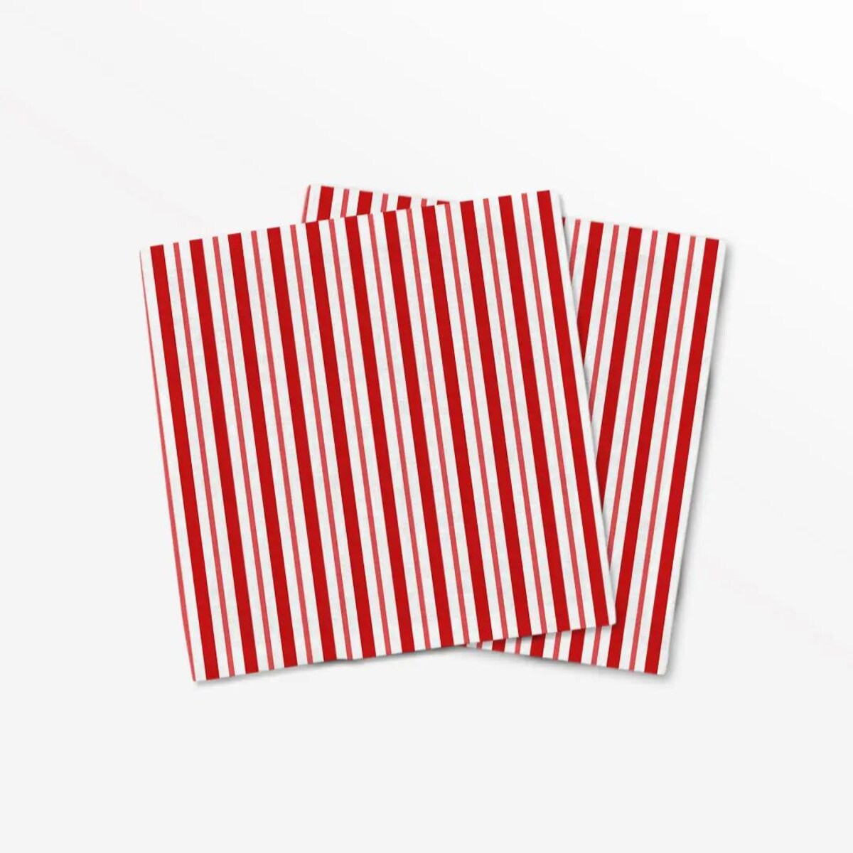 Serwetki świąteczne - klasyczne czerwone świąteczne paski (2szt.)