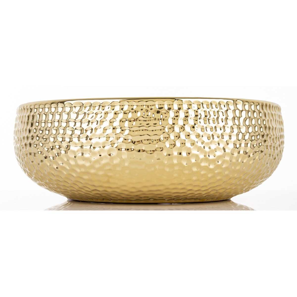 Misa ceramiczna dekoracyjna 10x Ø 30 cm KAUSSI-2 złota