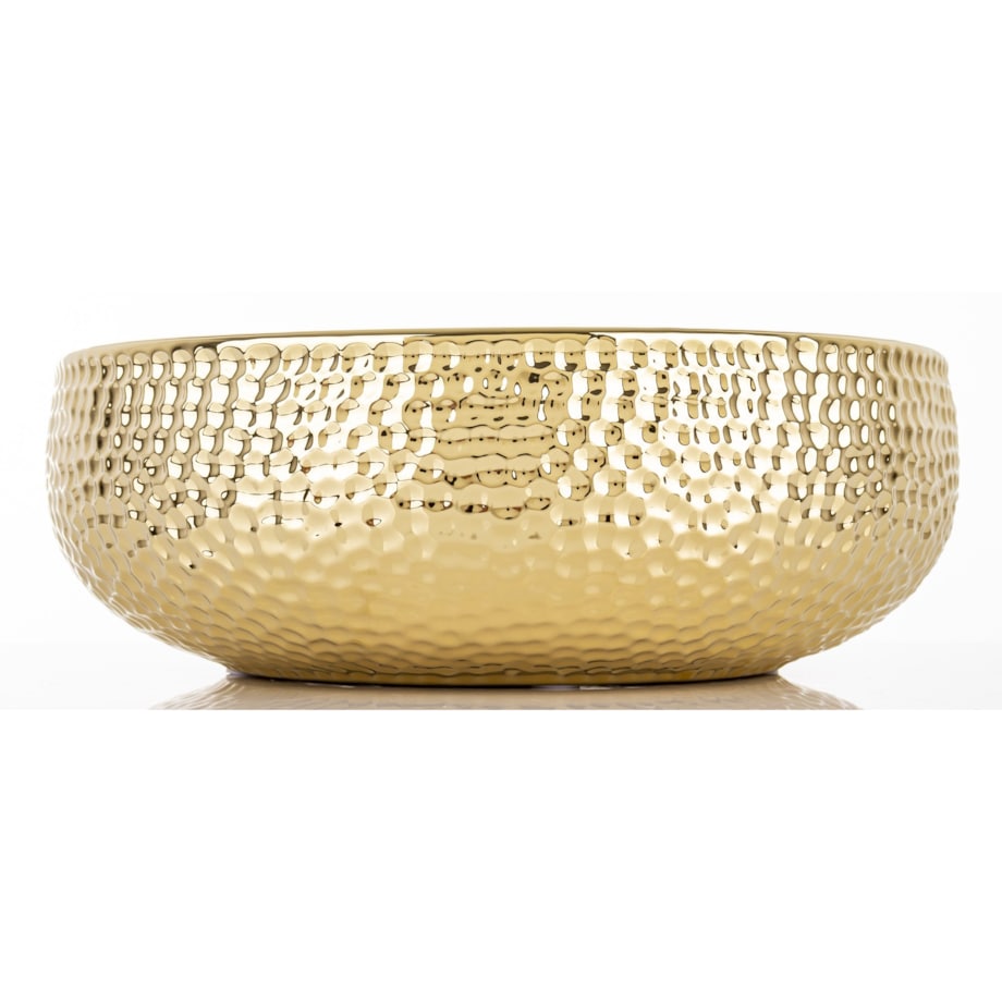 Misa ceramiczna dekoracyjna 10x Ø 30 cm KAUSSI-2 złota