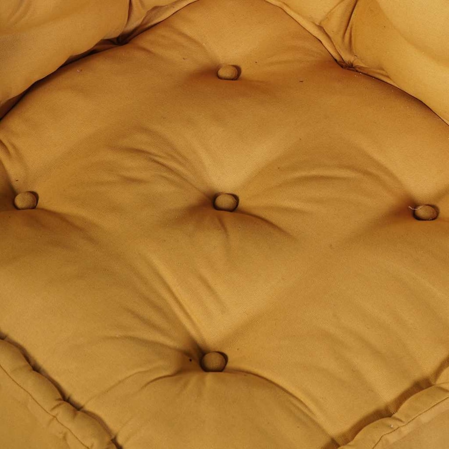 vidaXL 2-osobowa sofa modułowa, żółty, 140x70x36, tkanina